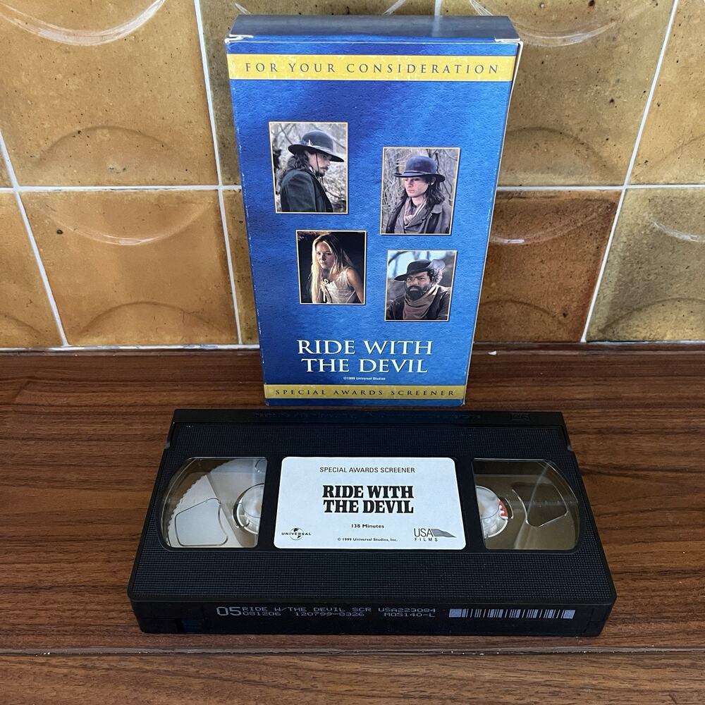 Ride with the Devil VHS 1999 Special Awards Screener FYC Universal